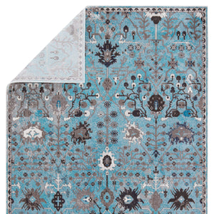 Jaipur Living Vibe by Jaipur Living Zaniah Trellis Polypropylene Rug for Bold Room Style Light Blue 6'7"X9'6" RUG149945