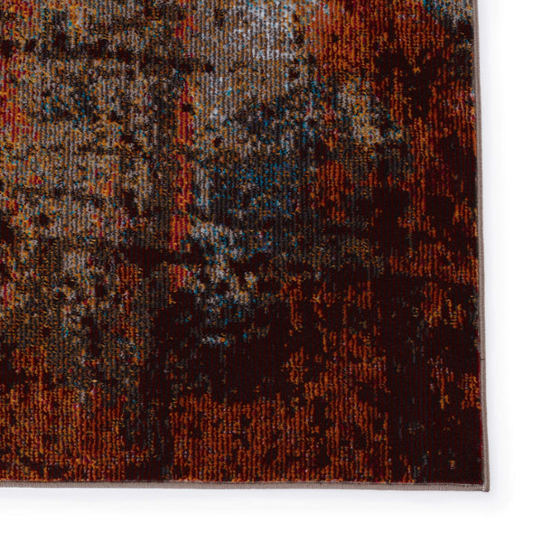 Jaipur Living Vibe by Jaipur Living Hoku Abstract Polypropylene Rug for Contemporary Rooms Orange 8'X10' RUG151263