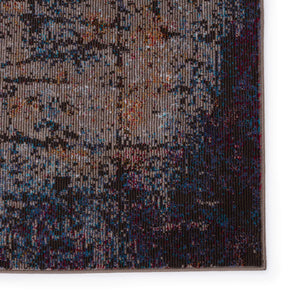 Jaipur Living Vibe by Jaipur Living Hoku Abstract Polypropylene Rug for Contemporary Rooms Magenta 3'X8' RUG151258