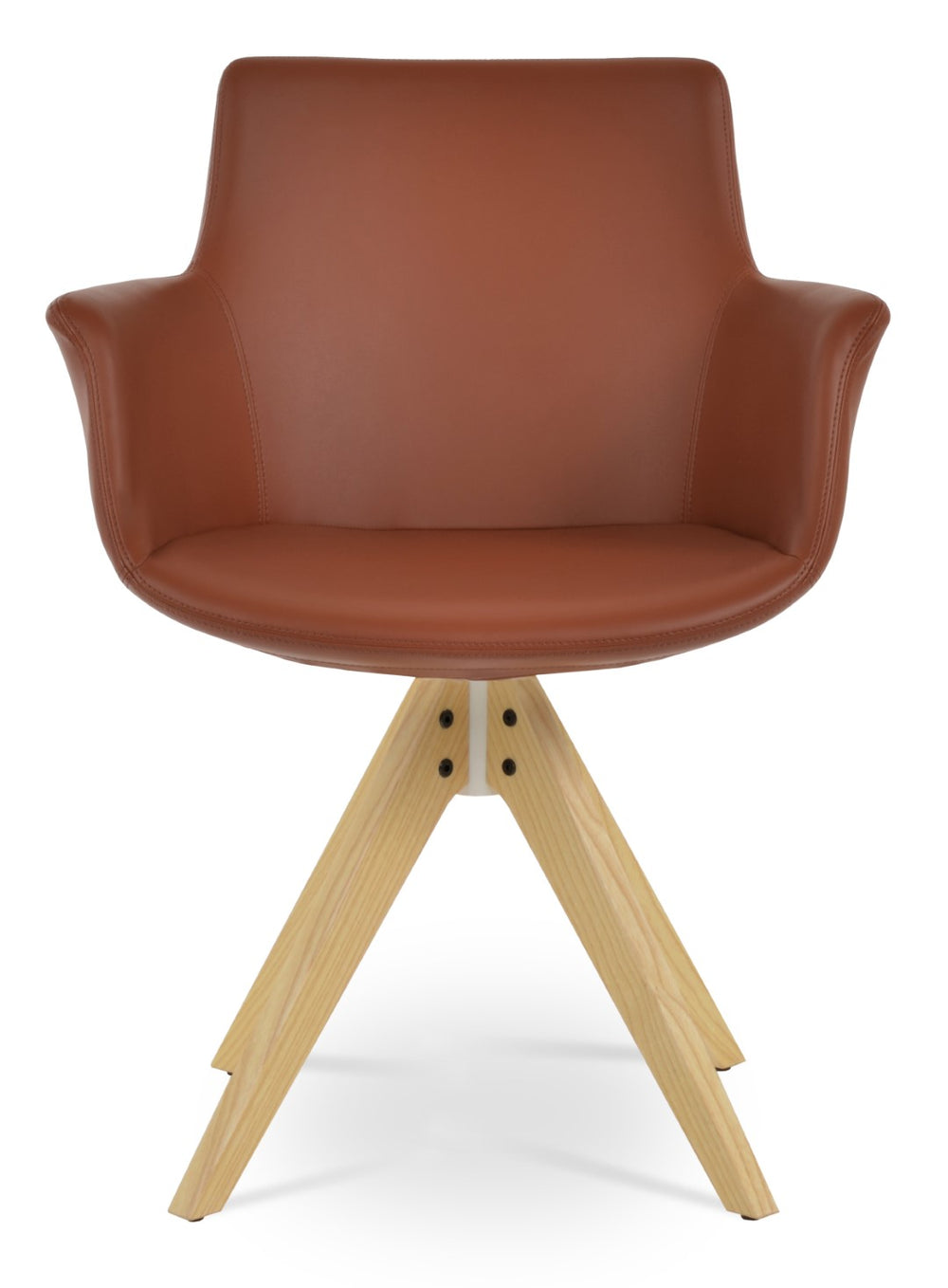 Soho Concept Bottega Arm Office Chair - Stylish Leatherette Dining Chair With Adjustable Heights & 2-year Guarantee Black,Grey  Soho-concept-dining-chair-01340