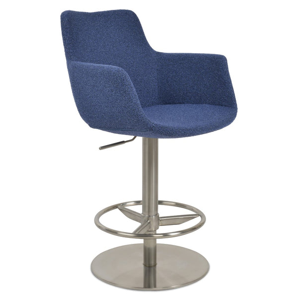 Soho Concept Bottega Arm Barstools & Counterstools - Stylish Upholstered Options With 10-year Guarantee, Elegant Design Blue,Black  Soho-concept-dining-chair-10653
