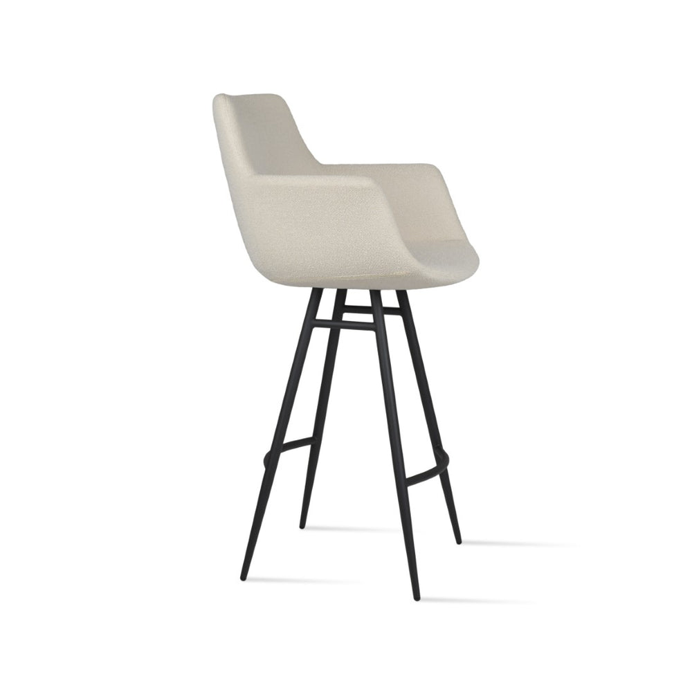 Soho Concept Bottega Arm Barstools & Counterstools - Stylish Upholstered Options With 10-year Guarantee, Elegant Design Black,White  Soho-concept-dining-chair-10658