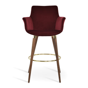 Soho Concept Bottega Arm Barstools & Counterstools - Stylish Upholstered Options With 10-year Guarantee, Elegant Design Gold  Soho-concept-dining-chair-06594