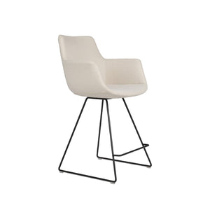 Soho Concept Bottega Arm Barstools & Counterstools - Stylish Upholstered Options With 10-year Guarantee, Elegant Design Black,White  Soho-concept-dining-chair-10674