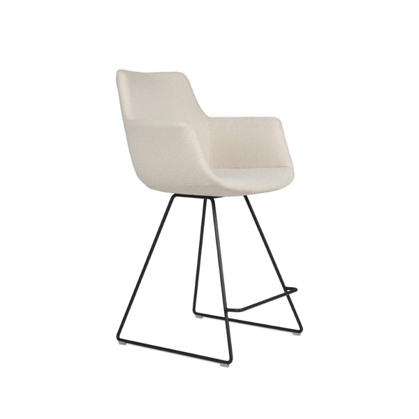 Soho Concept Bottega Arm Barstools & Counterstools - Stylish Upholstered Options With 10-year Guarantee, Elegant Design Black,White  Soho-concept-dining-chair-10674
