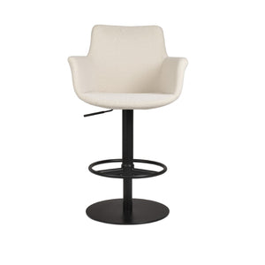 Soho Concept Bottega Ergonomic Arm Barstools & Counterstools - Premium Fabrics, Adjustable Heights, 10-year Warranty Black,White  Soho-concept-dining-chair-10625