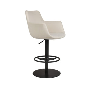 Soho Concept Bottega Ergonomic Arm Barstools & Counterstools - Premium Fabrics, Adjustable Heights, 10-year Warranty Black,White  Soho-concept-dining-chair-06591