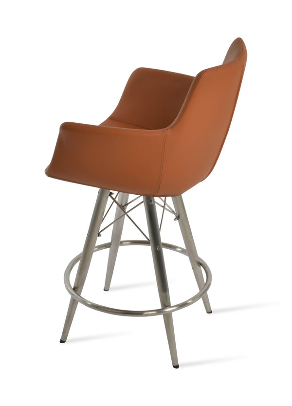 Soho Concept Bottega Arm Office Chair - Ergonomic Design, Premium Camira Fabric, 10-year Guarantee, Stylish Finish Caramel  Soho-concept-dining-chair-10592