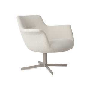 Soho Concept Bottega Lounge Chair: Luxurious Boucle, Velvet, Nubuck & Camira Era Fabrics - 10 Year Guarantee, Red White  Soho-concept-dining-chair-12938