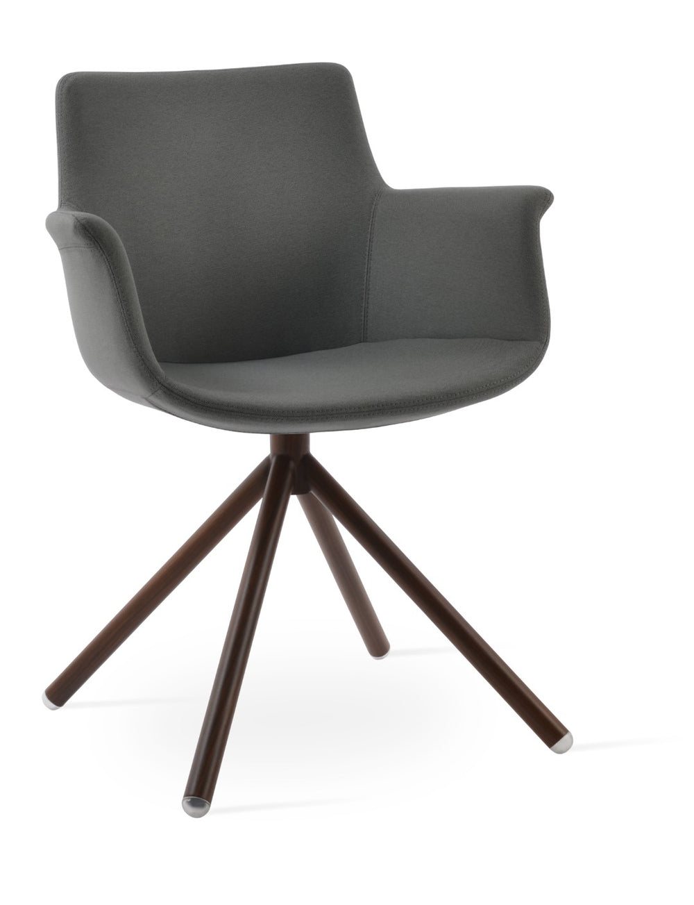 Soho Concept Bottega Stick Swivel Armchair In Camira Era Fabric - Stylish, Durable Design With 10-year Guarantee White,Grey Steel Tube Soho-concept-dining-chair-01583