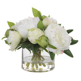 Uttermost Garden Peony Bouquet 60198 POLYFOAM,PLASTIC,POLYESTER,GLASS