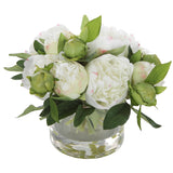 Uttermost Garden Peony Bouquet 60198 POLYFOAM,PLASTIC,POLYESTER,GLASS