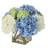 Uttermost Providence Hydrangea Bouquet 60200 POLYESTER,PLASTIC,IRON,GLASS