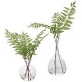 Uttermost Country Ferns, S/2 60202 POLYESTER,PLASTIC,IRON,GLASS
