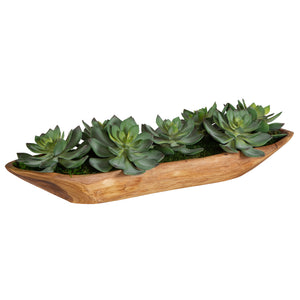 Uttermost Yuma Succulent Centerpiece 60205 WOOD, LATEX, MOSS, FOAM