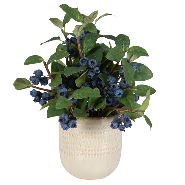 Uttermost Blueberry Fields Accent 60215 POLY, PLASTIC, CERAMIC, GLUE, IRON