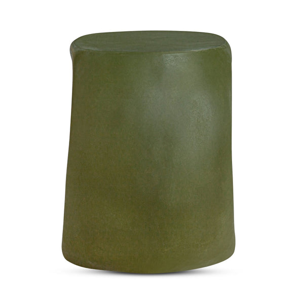 Moe's Home Albers Sculptural Outdoor Stool - Contemporary Comfort In Fiber-reinforced Natural Concrete Design Green Fibre Reinforced Natural Concrete Bq-1056-16