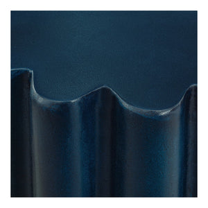 Moe's Home Taffy Accent Table - Stylish Indoor/Outdoor Stool With Unique Fiber-reinforced Concrete Design Blue Fibre Reinforced Natural Concrete Bq-1062-46