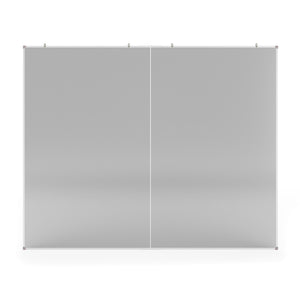 English Elm HERCULES Commercial Magnetic Dry Erase Board with Mounting Kit, Markers, and Accessories Included White 60" x 48" BR-FMW-76122-4860-GG