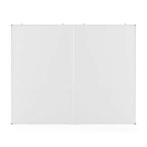 English Elm HERCULES Commercial Magnetic Dry Erase Board with Mounting Kit, Markers, and Accessories Included White 60" x 48" BR-FMW-76122-4860-GG