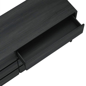 Manhattan Comfort Linda Modern 2-piece Dresser And Nightstand Set For Effortless Style And Streamlined Storage Solutions Charcoal Grey Mdp Br1658-1