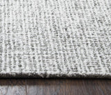 Rizzy Brindleton BR351A Hand Tufted Casual/Transitional Wool Rug Gray 9' x 12'