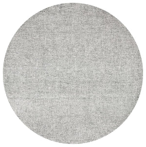 Rizzy Brindleton BR351A Hand Tufted Casual/Transitional Wool Rug Gray 8' x 8' Round