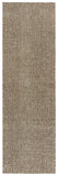 Rizzy Brindleton BR360A Hand Tufted Casual/Transitional Wool Rug Brown/Ivory 2'6" x 8'