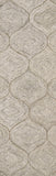 Rizzy Brindleton BR361A Hand Tufted Casual/Transitional Wool Rug Brown/Ivory 2'6" x 8'