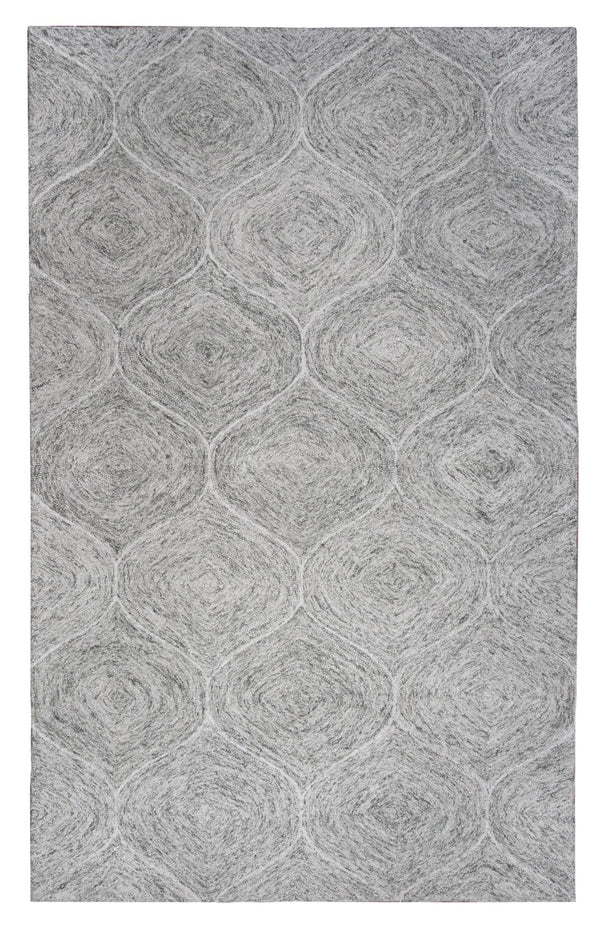 Rizzy Brindleton BR363A Hand Tufted Casual/Transitional Wool Rug Gray 9' x 12'