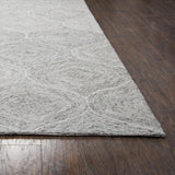 Rizzy Brindleton BR363A Hand Tufted Casual/Transitional Wool Rug Gray 9' x 12'