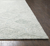 Rizzy Brindleton BR364A Hand Tufted Casual/Transitional Wool Rug Green 9' x 12'