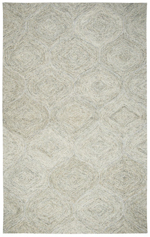 Rizzy Brindleton BR365A Hand Tufted Casual/Transitional Wool Rug Beige 9' x 12'