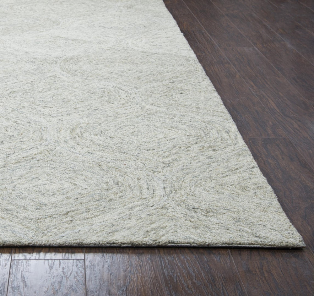 Rizzy Brindleton BR365A Hand Tufted Casual/Transitional Wool Rug Beige 2'6" x 8'