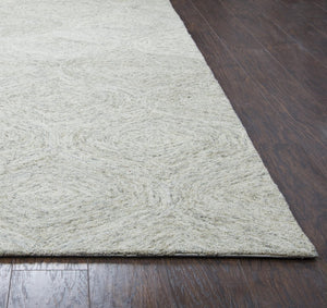 Rizzy Brindleton BR365A Hand Tufted Casual/Transitional Wool Rug Beige 9' x 12'