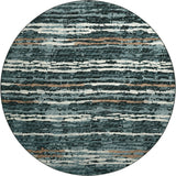 Dalyn Rugs Brisbane BR4 Machine Made 100% Polyester Contemporary Rug Midnight 8' x 8' BR4MN8RO