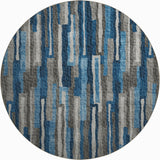 Dalyn Rugs Brisbane BR7 Machine Made 100% Polyester Contemporary Rug Navy 8' x 8' BR7NA8RO