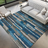 Dalyn Rugs Brisbane BR7 Machine Made 100% Polyester Contemporary Rug Navy 8' x 10' BR7NA8X10