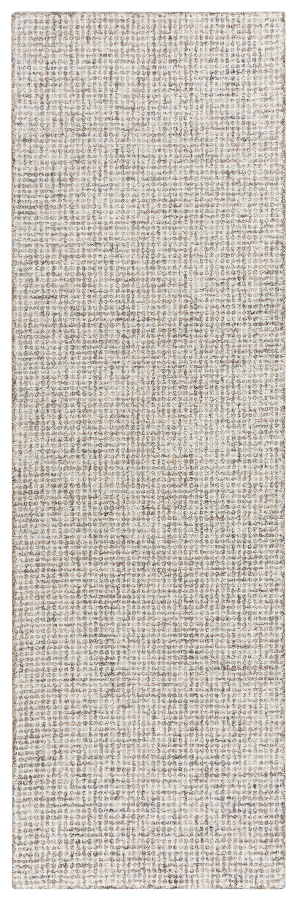 Rizzy Brindleton BR858A Hand Tufted Casual/Transitional Wool Rug Beige/Brown 2'6" x 8'