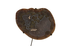 Phillips Collection Agate Side Table - Unique Handcrafted Natural Stone Art for Modern Home Décor & Accent Spaces Assorted BR94182