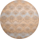 Dalyn Rugs Brisbane BR9 Machine Made 100% Polyester Transitional Rug Sandstone 8' x 8' BR9SS8RO