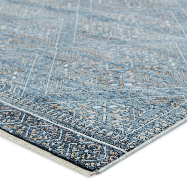 Jaipur Living Jaipur Living Talos Distressed Trellis Polyester Area Rug for Rooms Blue 3'X10' RUG152735