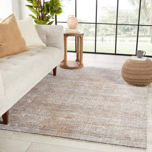 Jaipur Living Jaipur Living Talos Distressed Trellis Polyester Area Rug for Rooms Tan 3'X10' RUG152742
