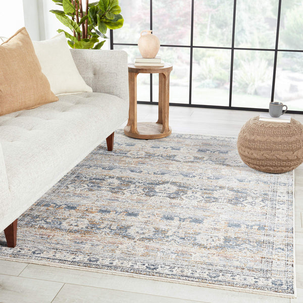 Jaipur Living Jaipur Living Branham Distressed Damask Polyester Area Rug for Rooms 8' x 10' RUG152746