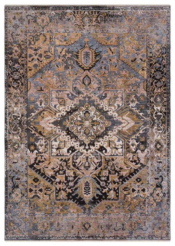 Jaipur Living Jaipur Living Artaith Polyester Medallion Rug Carved High Low Pile Global Transitional 6' x 9' RUG157766