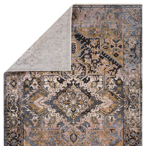 Jaipur Living Jaipur Living Artaith Polyester Medallion Rug Carved High Low Pile Global Transitional 6' x 9' RUG157766