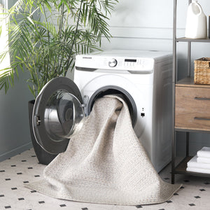 Safavieh Braided Elegance: Hand-woven Ivory And Light Grey Runner Rug For Sophisticated Hallways And Entryways Ivory ,Light Grey Polypropylene Pile Bra201a-220