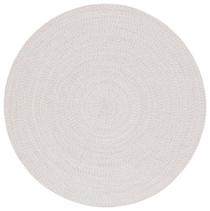 Safavieh Braided Handwoven 6X8 Ivory Light Grey Coastal Rug – Low-Profile Polypropylene, Durable & Washable BRA201A-68