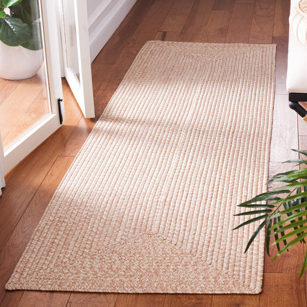 Safavieh Braided Hand-Woven Natural 3'X3' Square Rug — Low-Profile Polypropylene, Stain & Fade Resistant Accent BRA201B-3SQ