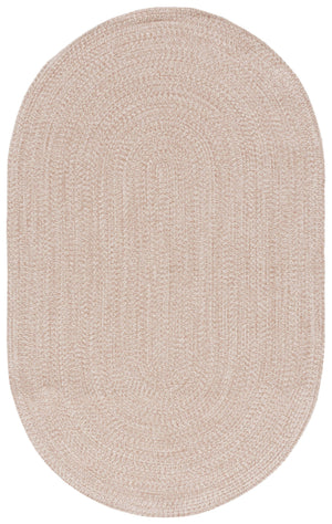 Safavieh Braided Hand-Woven Natural 3'X3' Square Rug — Low-Profile Polypropylene, Stain & Fade Resistant Accent BRA201B-3SQ